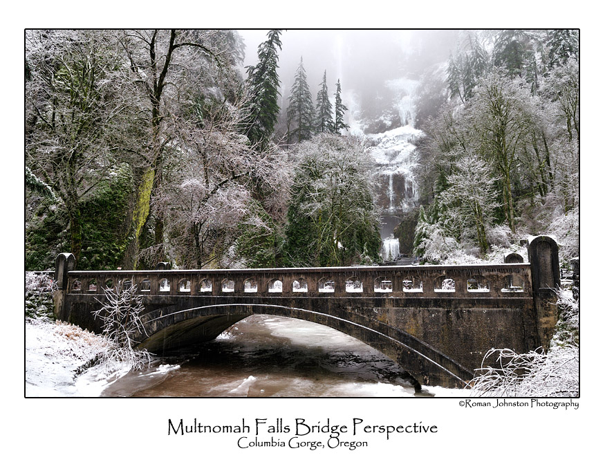 Multnomah Falls bridge taken with d300